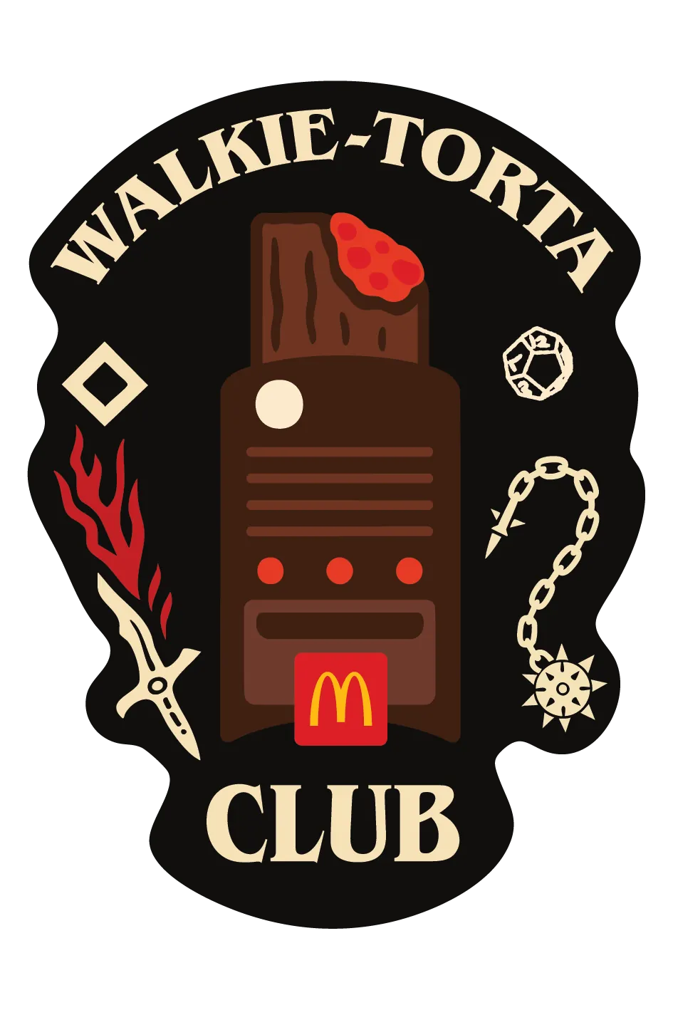 Patch walkie-torta