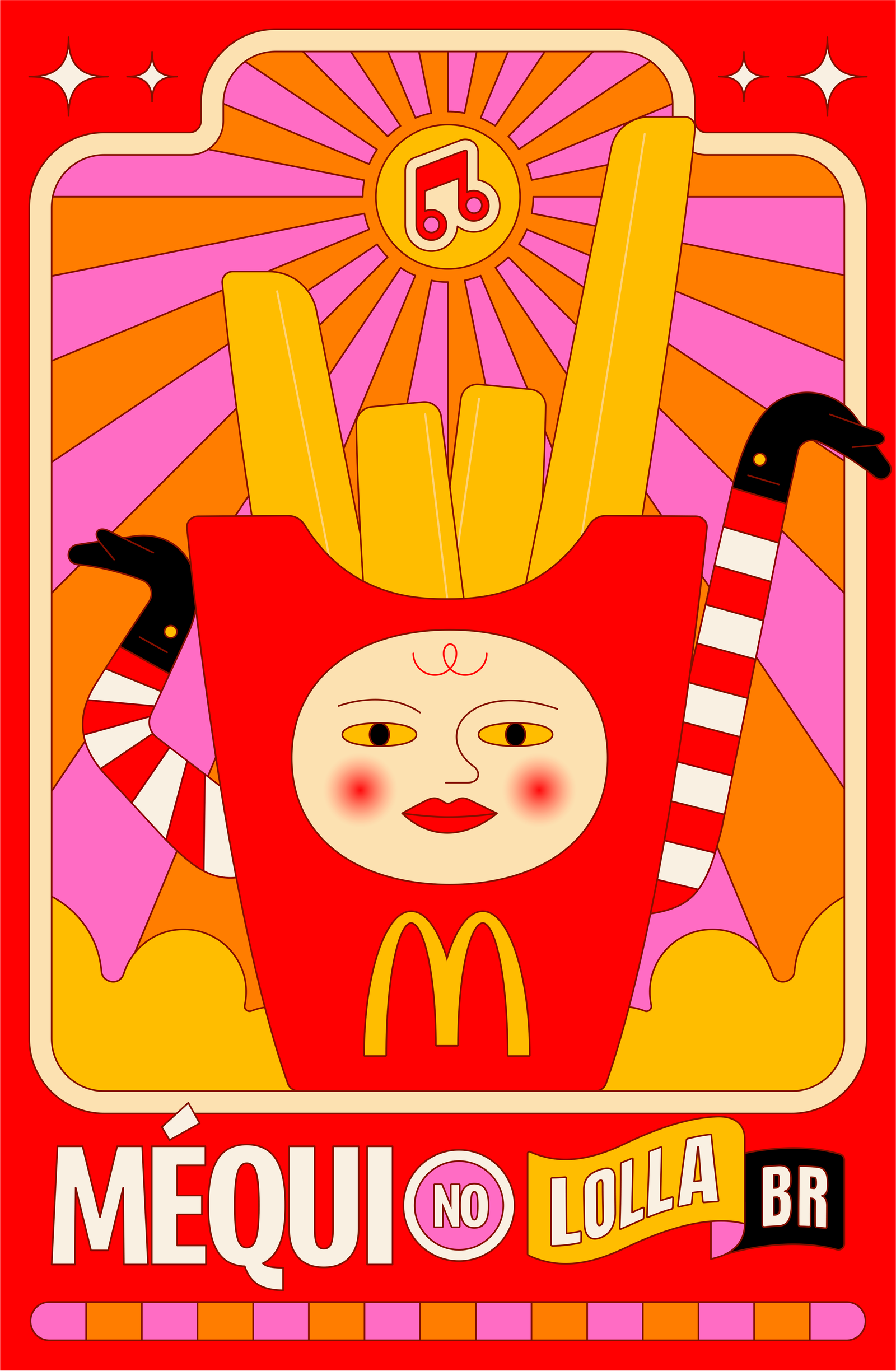 Assistente de Arte McDonald's - Manipulação de Imagem Batata Rock n Roll