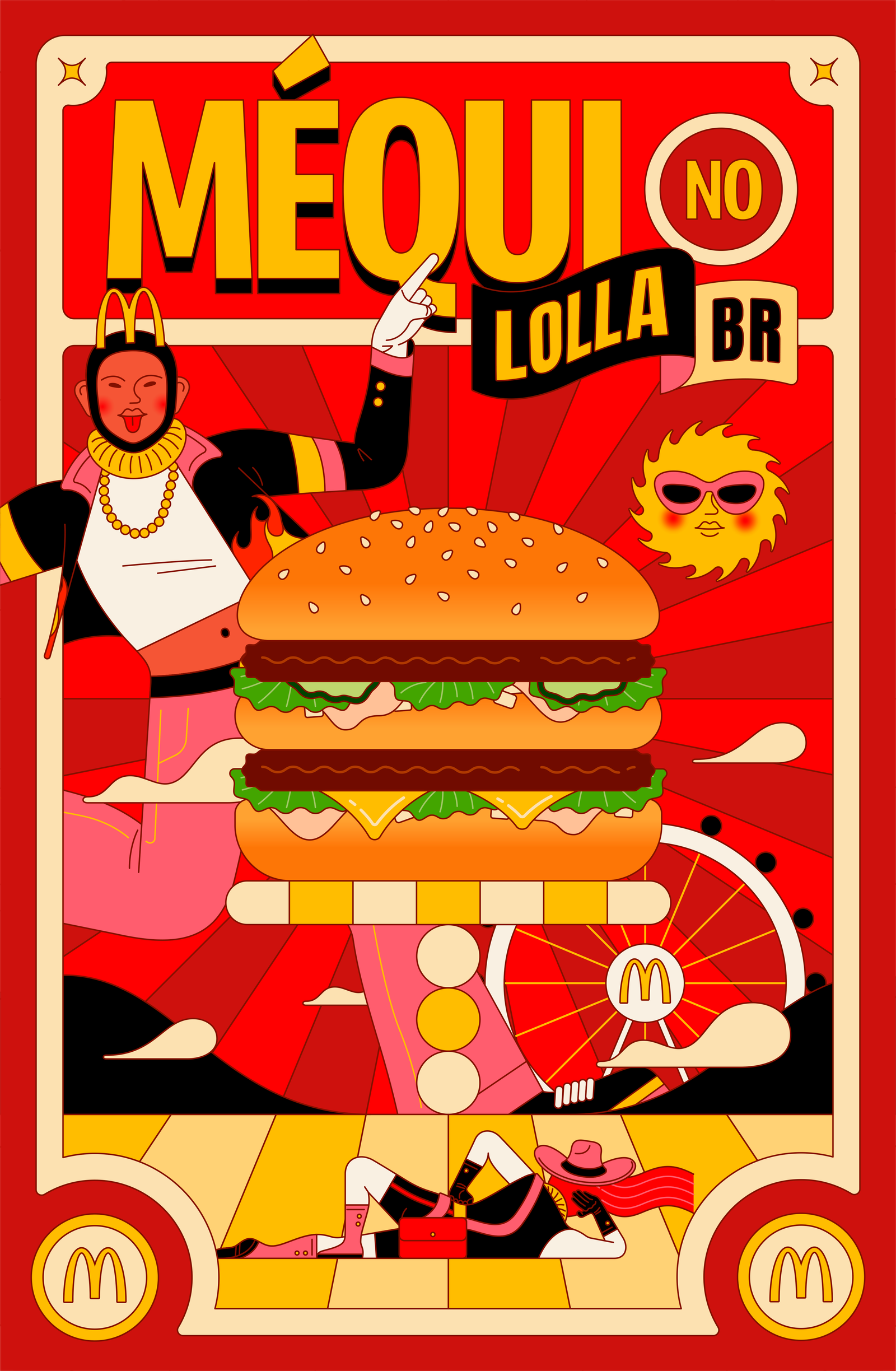 Assistente de Arte - OOH e Ativação de Marca - Roda Gigante Méqui Lollapalooza Brasil