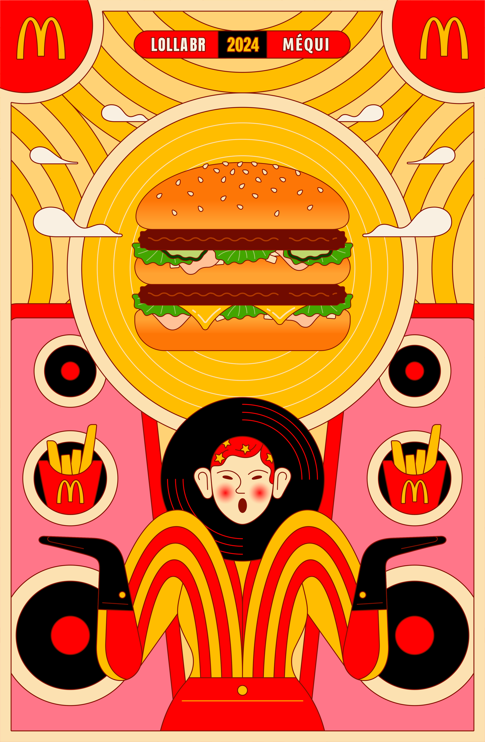 Assistente de Arte - Identidade Visual Aplicada - Fashion Design Branding McDonald's